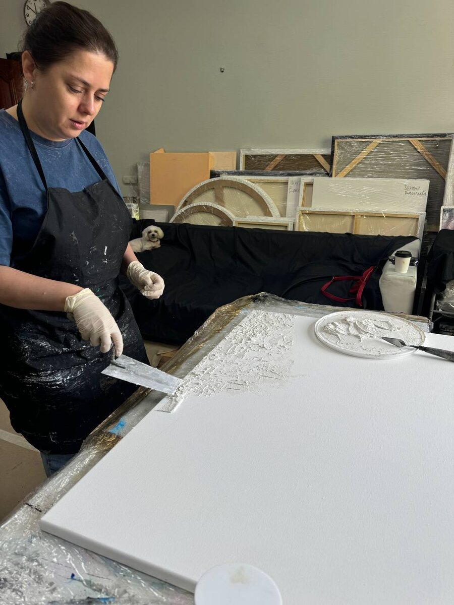 Создание картин с текстурой