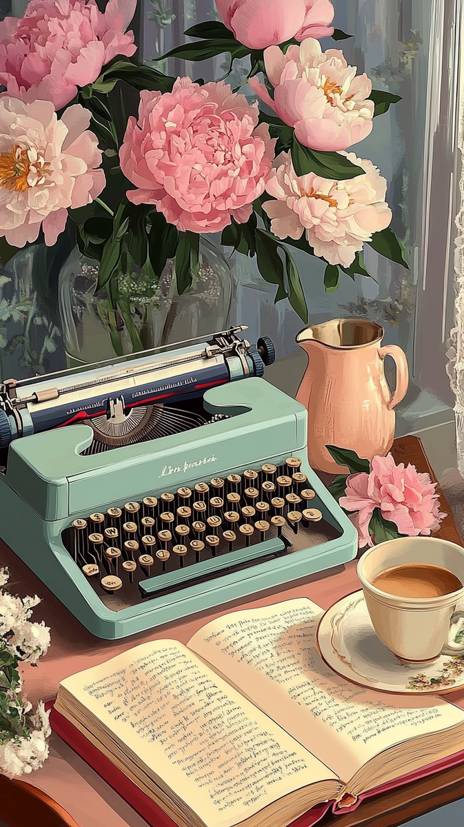 Настроимся на писательский лад? Изображение создавала с помощью нейросетей