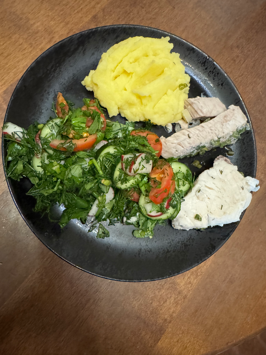 Картофельное пюре относится к зерновой части