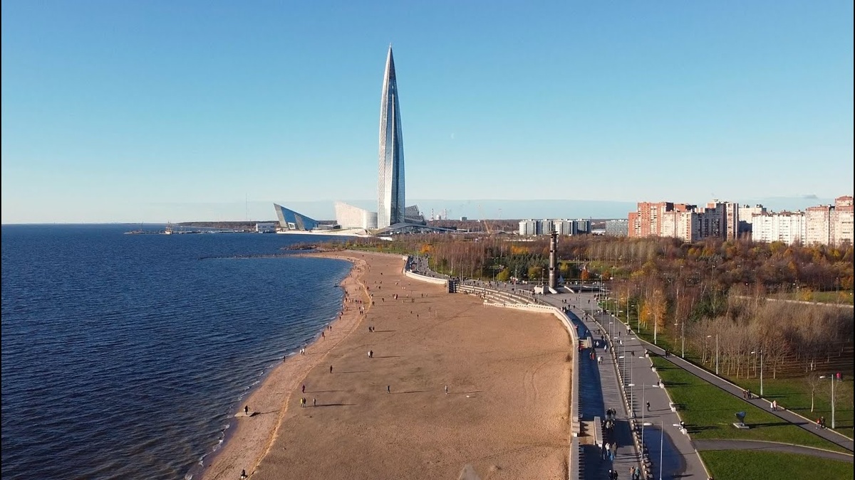 Пляж парка 300-летия, фото из интернета.