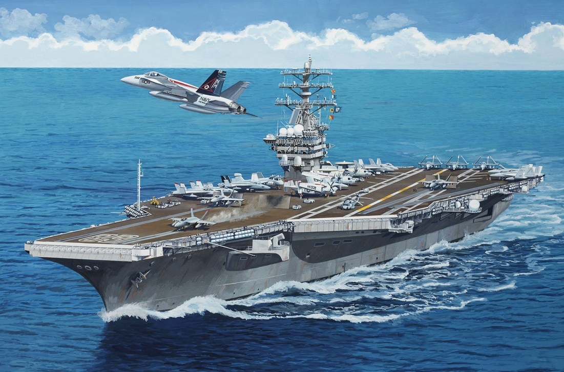 Авианосец мчит по волнам . фото: картинки яндекса.