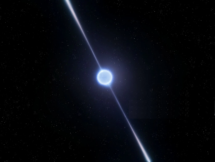 Представление о пульсаре у художника