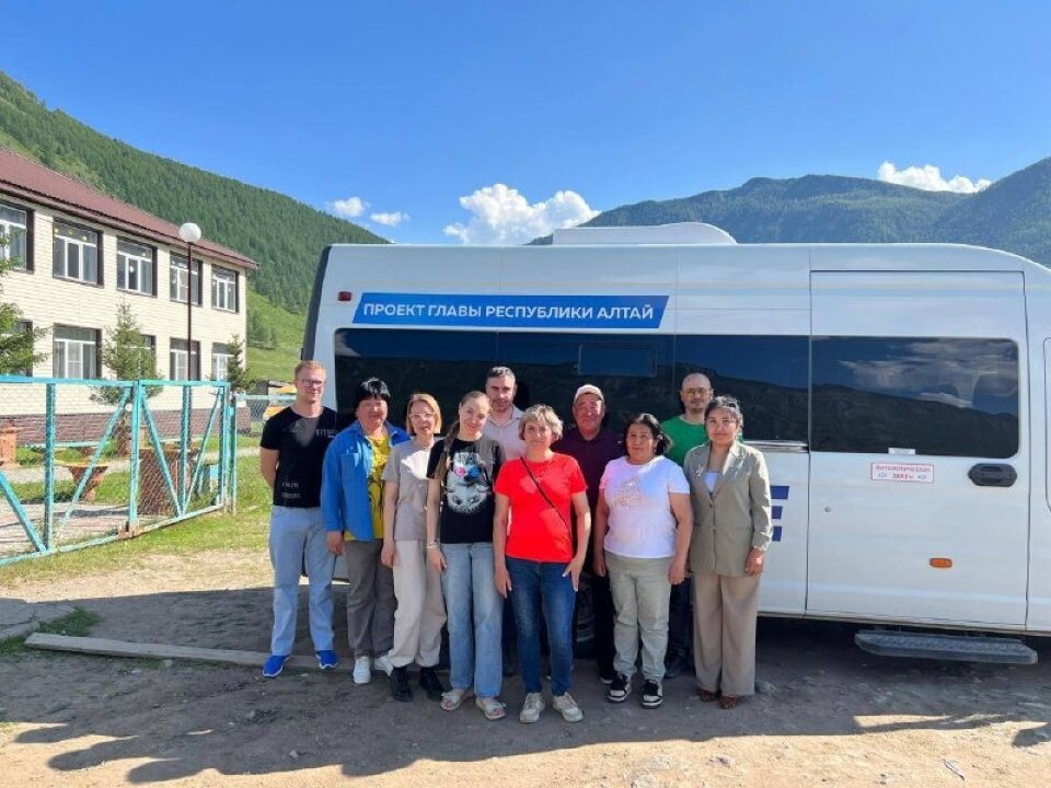    Автопоезд "Здоровье" в Республике Алтай. Источник: Telegram-канал главы Республики Алтай Андрея Турчака