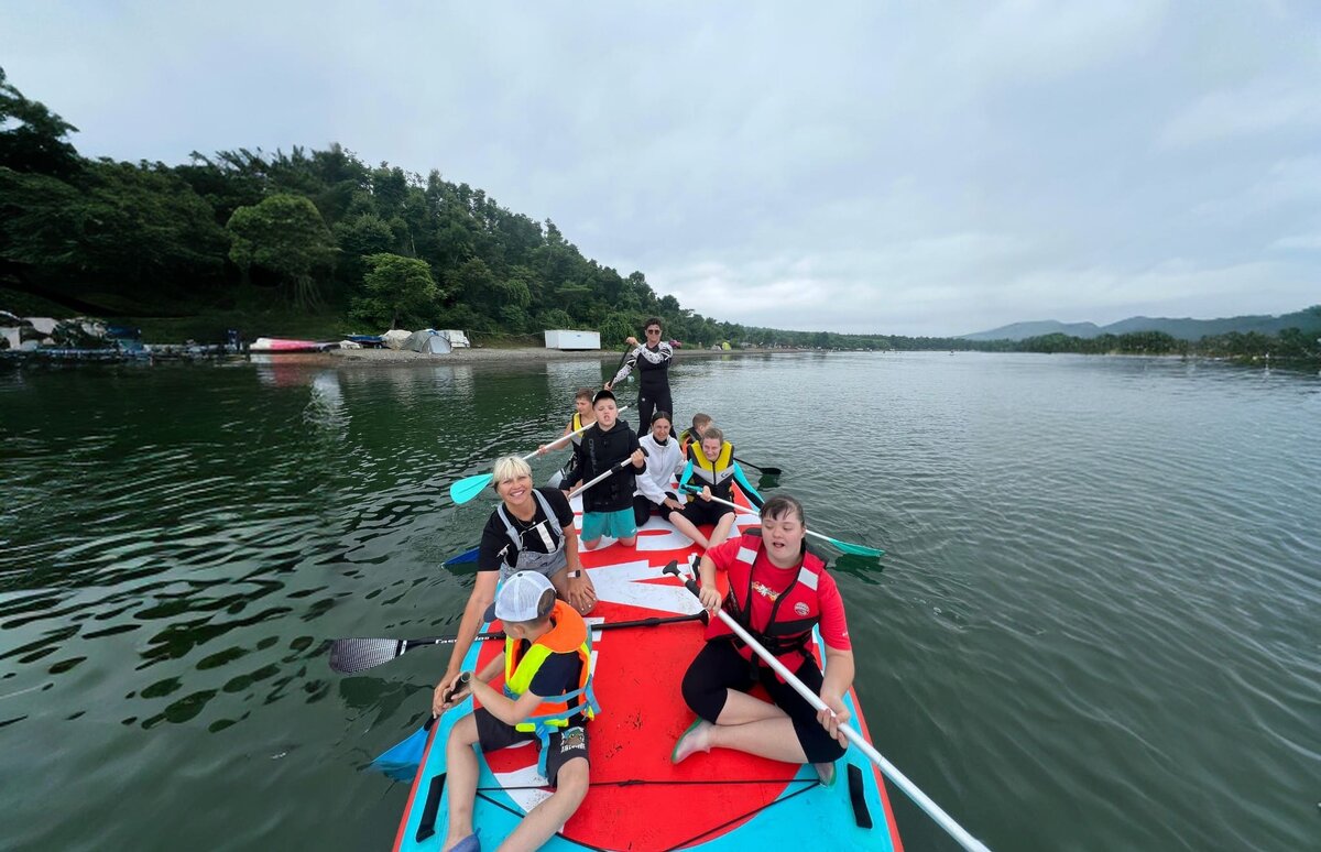    В 2024-м сапсёрфингом занимались 530 ребят с ОВЗ. Фото: из личного архива героини