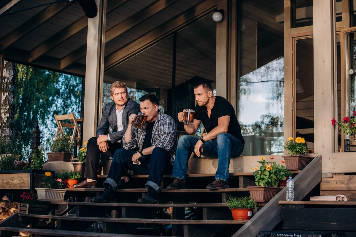 Фото со съёмок сериала «Волчий берег»