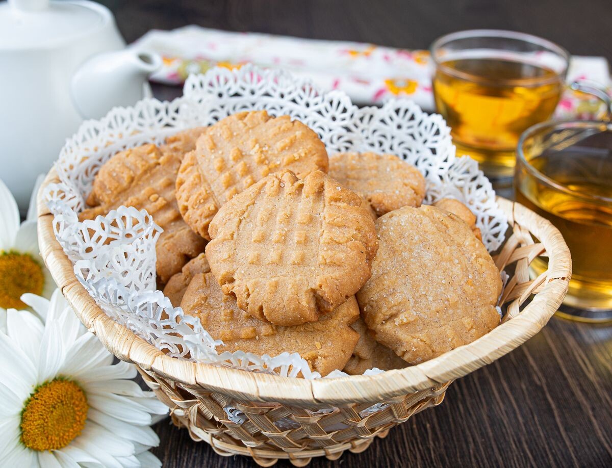     Тающее арахисовое печенье