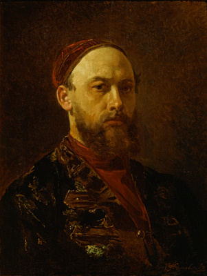 Фирс Сергеевич Журавлев (1836–1901). Автопортрет. 1870-е годы Холст, масло. 65,3 × 51 см Третьяковская галерея, Москва