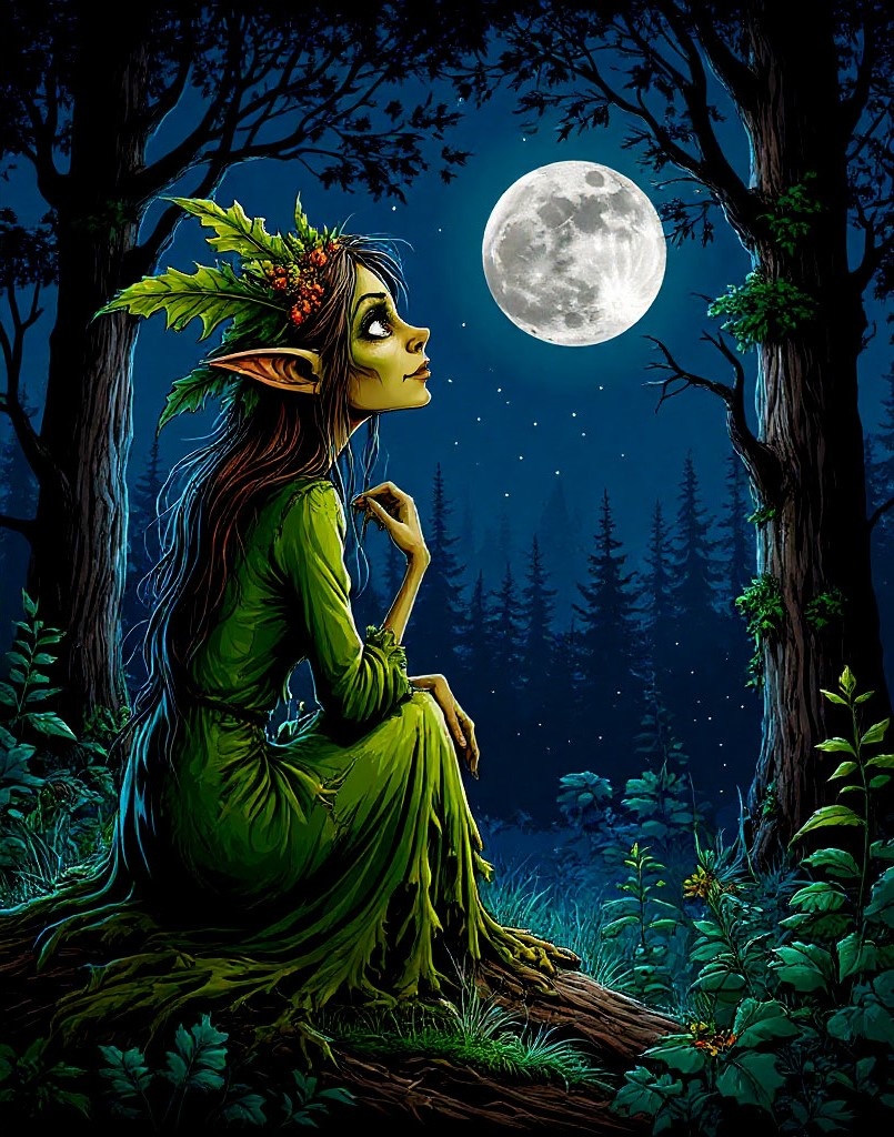 Изображение Кикиморы от Яндекс.Арт