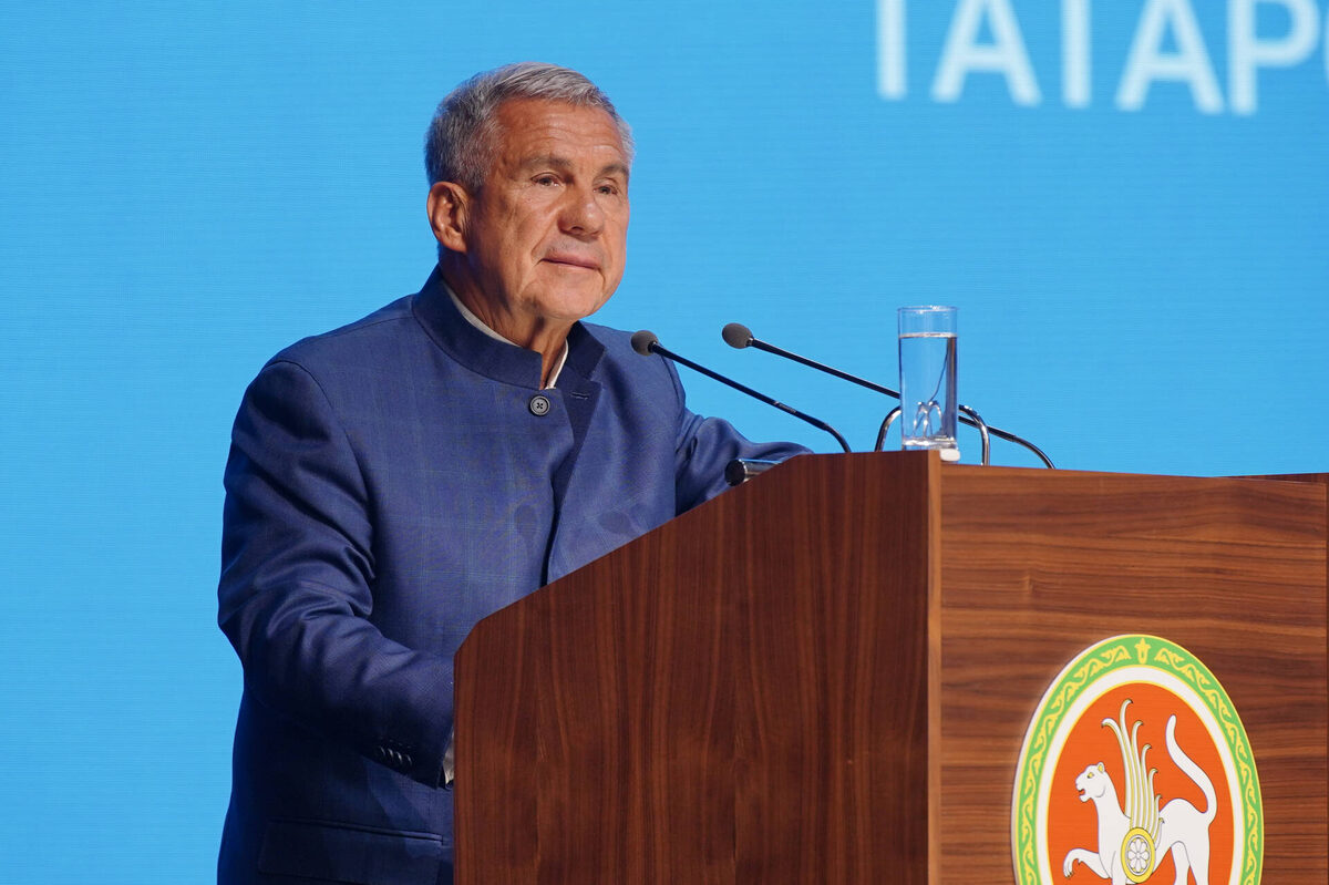 Раис Татарстана Рустам МиннихановФото: © Владимир Васильев / «Татар-информ»