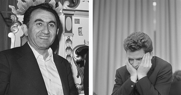 Тигран Петросян и Борис Спасский.