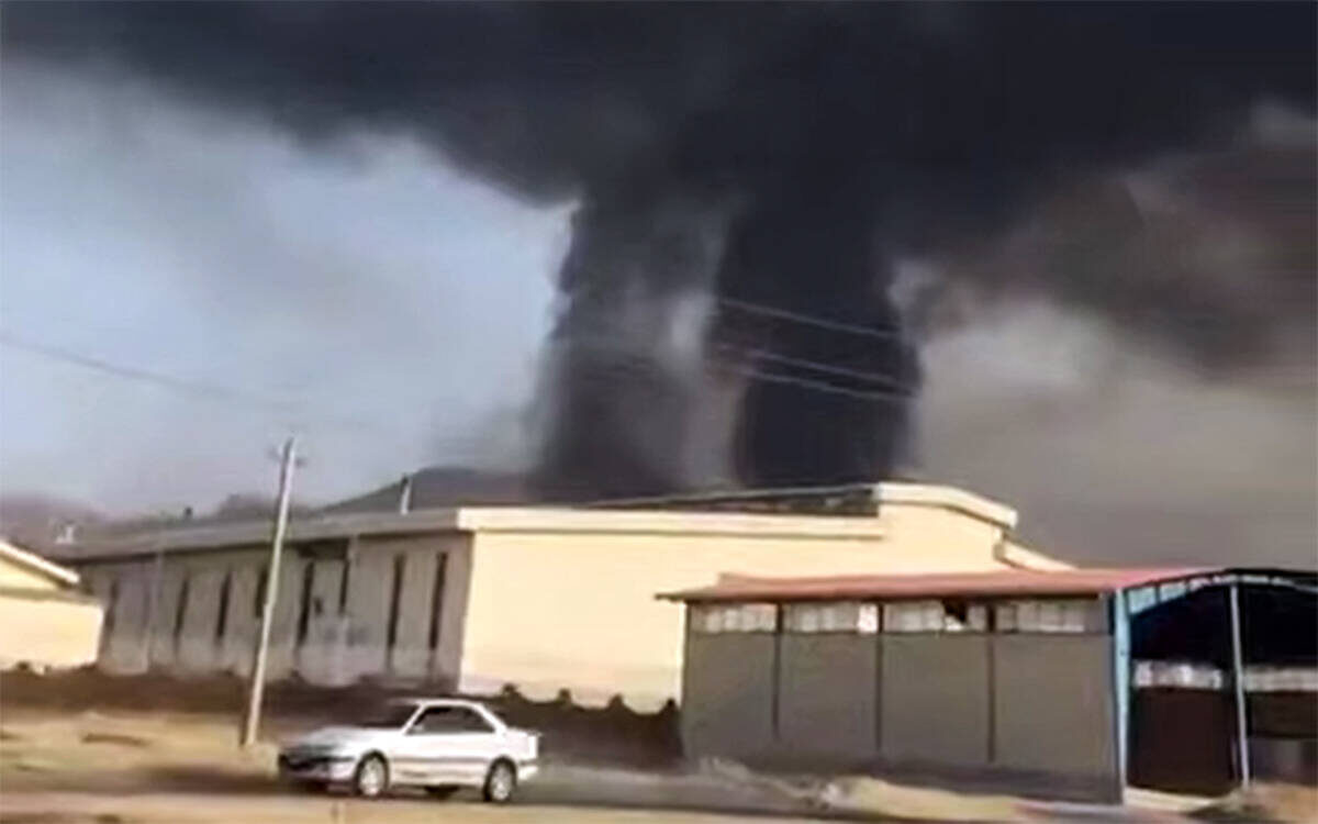 Израиль атаковал ключевые объекты ядерной программы ИранаФото: стоп-кадр видео