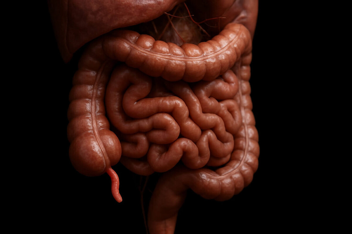    Аппендикс служит хранилищем для полезных кишечных бактерий и помогает восстанавливать микрофлору после инфекций