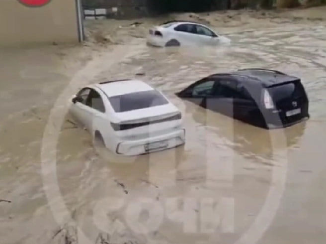 Непогода в Сочи. Фото: соцсети 