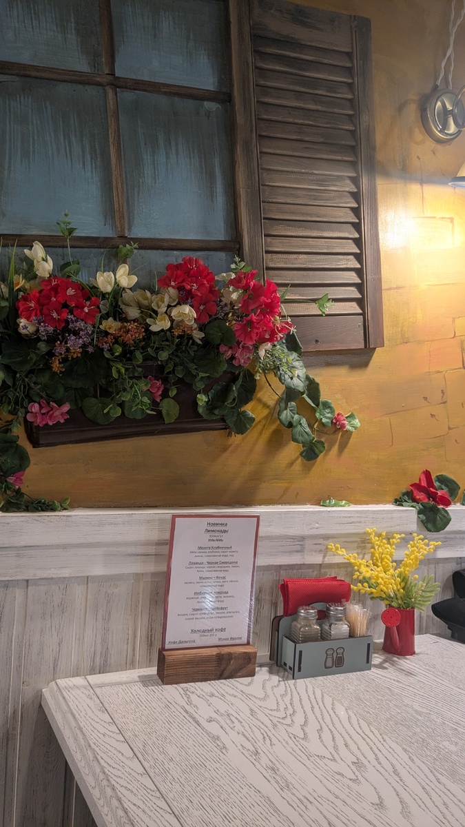 В пиццерии Марио Pizza. Фото автора