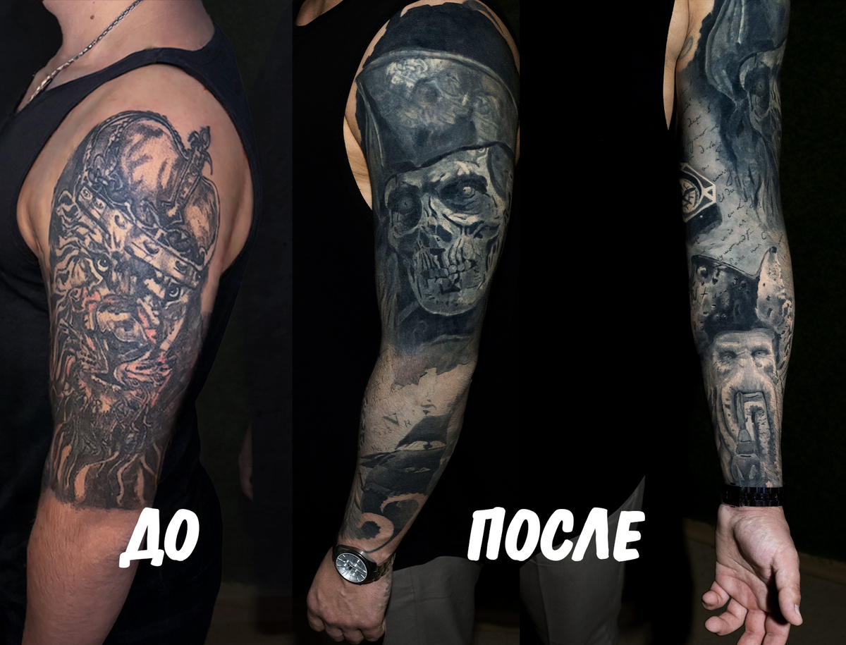 В моей практике я встречал множество историй. Посмотрите, как тату может преобразить вашу кожу, даже если речь идет о старых ошибках или шрамах.