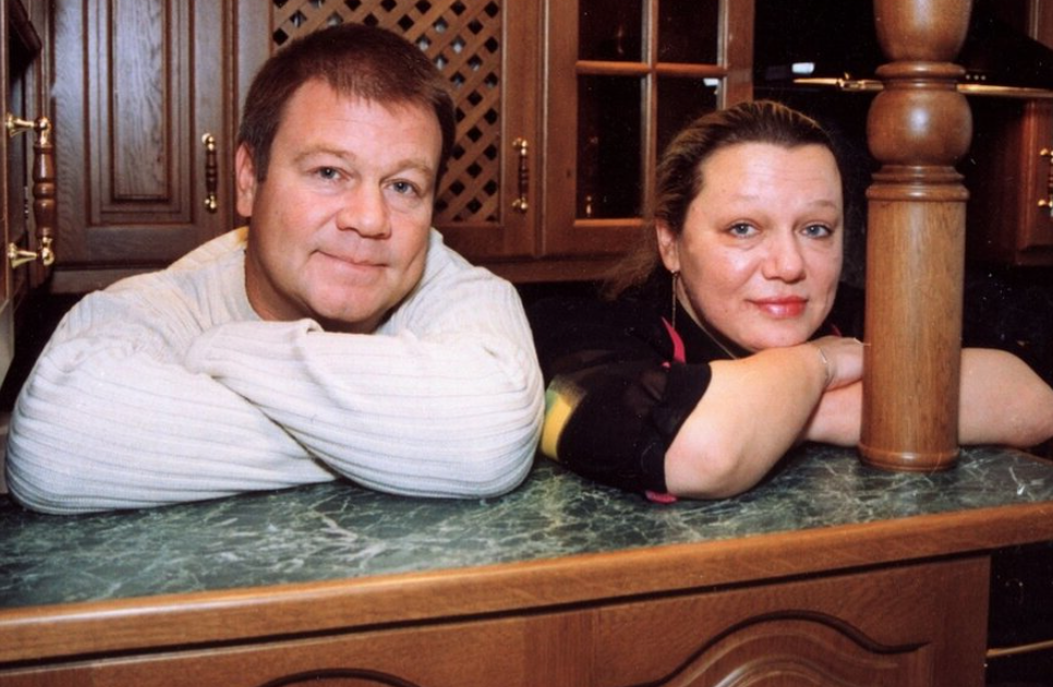 Сергей Селин с первой женой Ларисой