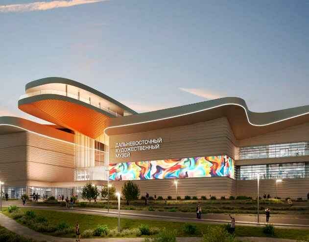 Проект нового здания Дальневосточного художественного музея © DVHAB