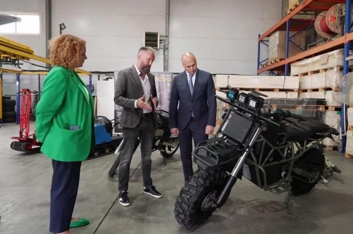    В Калининграде открыли производство электромоциклов с зарядкой на ходу