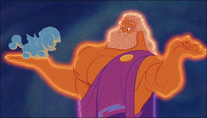 Зевс из мультика о Геркулесе.