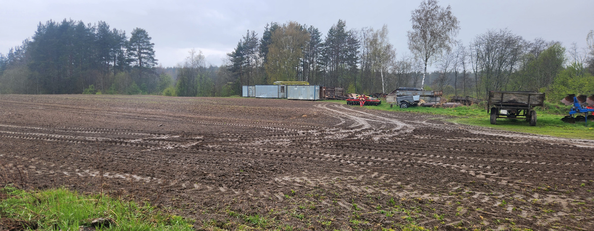 Участок перед началом работ