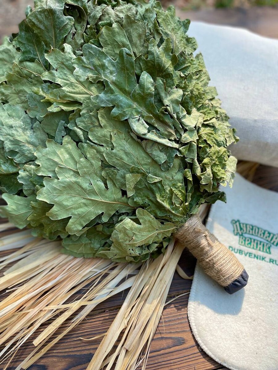 Дубовый веник с закрытой ручкой от Dubvenik