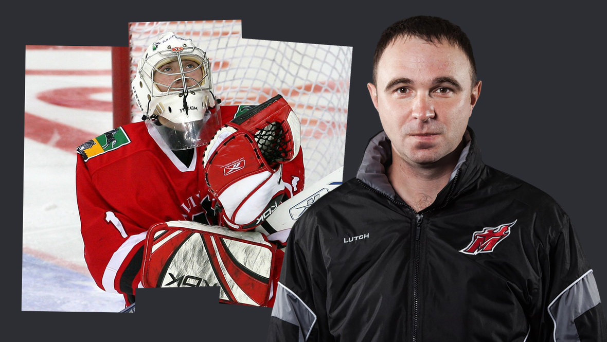    Сергей Бобровский и Сергей Дружинин.«СЭ» архив, ХК «Металлург»