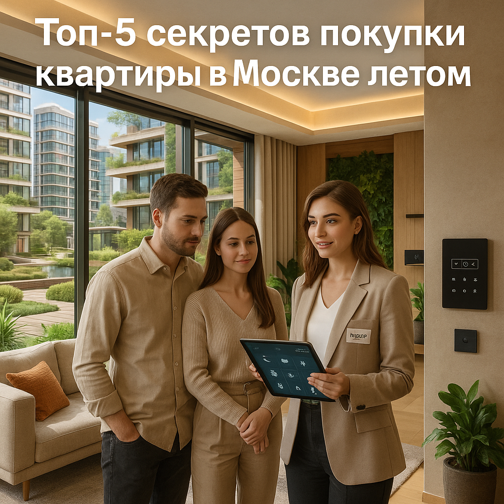    Топ-5 секретов покупки квартиры в Москве летом 2025 Мария Ефимова