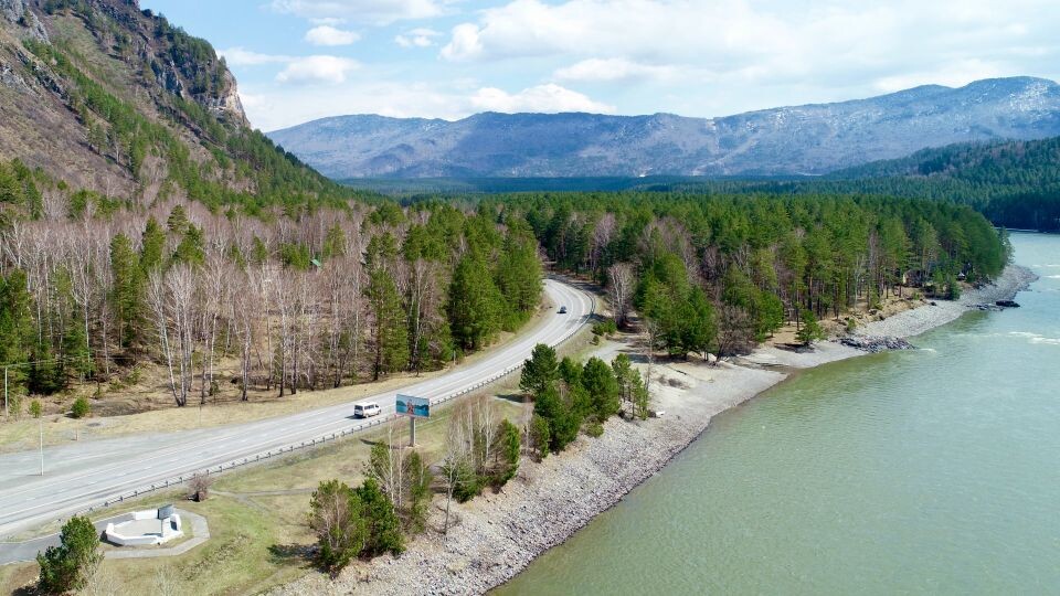    Участок будущей реконструкции Чуйского тракта в Республике Алтай. Источник: Упрдор "Алтай"