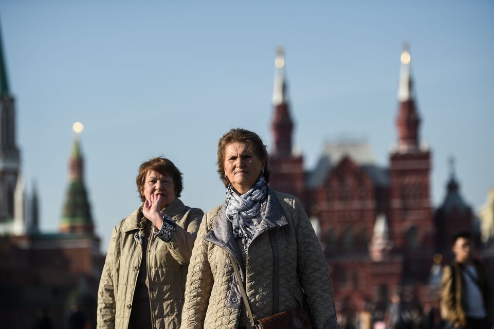    Пенсионеры в Москве / Медиасток.рф