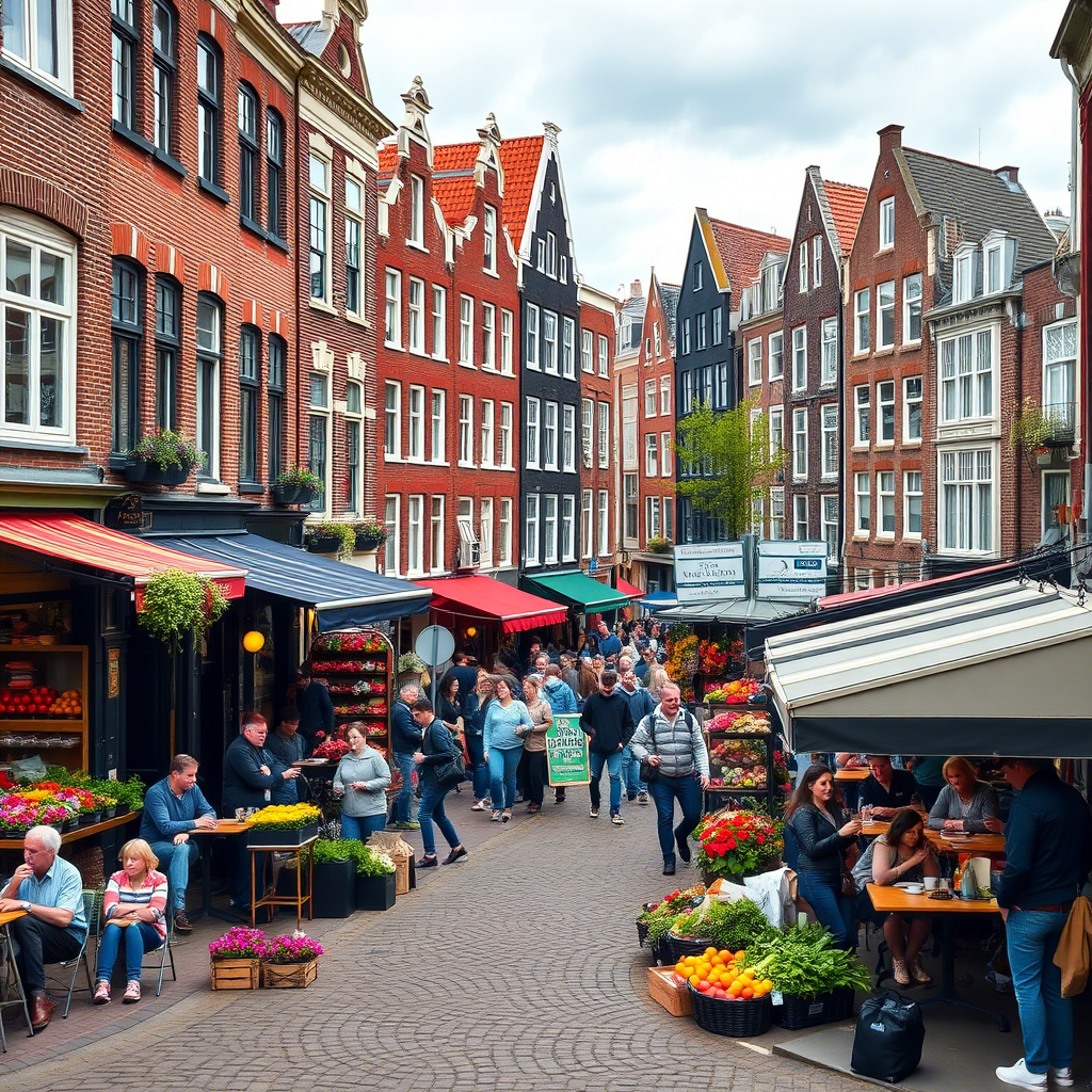 Нидерланды, г. Амстердам, район Де пил. Работа ИИ