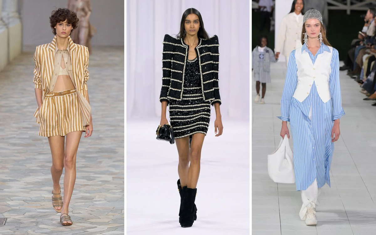 Alberta Ferretti Spring 2025, Balmain Spring 2025, Ralph Lauren Summer 2025
