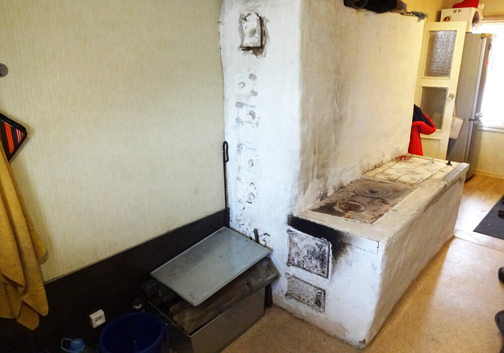 Печка в Гламурной Бытовке