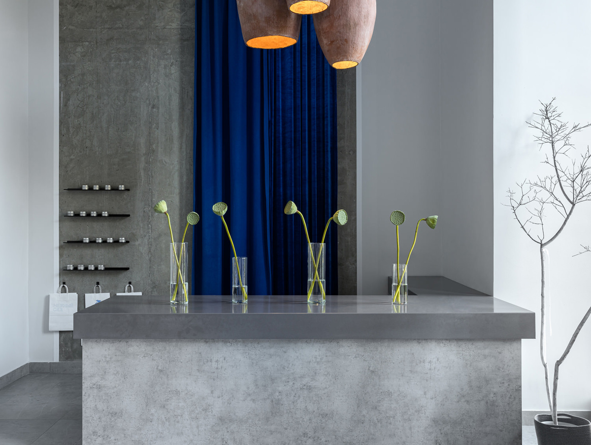 Салон «Нежный сад» по проекту Юлии Зайцевой.