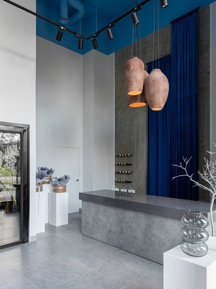 Салон «Нежный сад» по проекту Юлии Зайцевой.