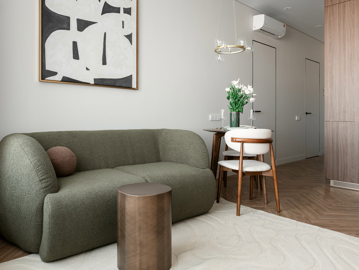 Квартира по проекту студии инвест-дизайна Yuloo Studio.