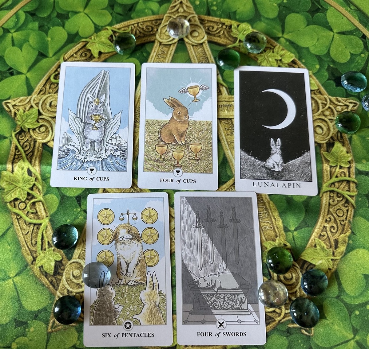 Карты расклада. Таро Лунного Кролика