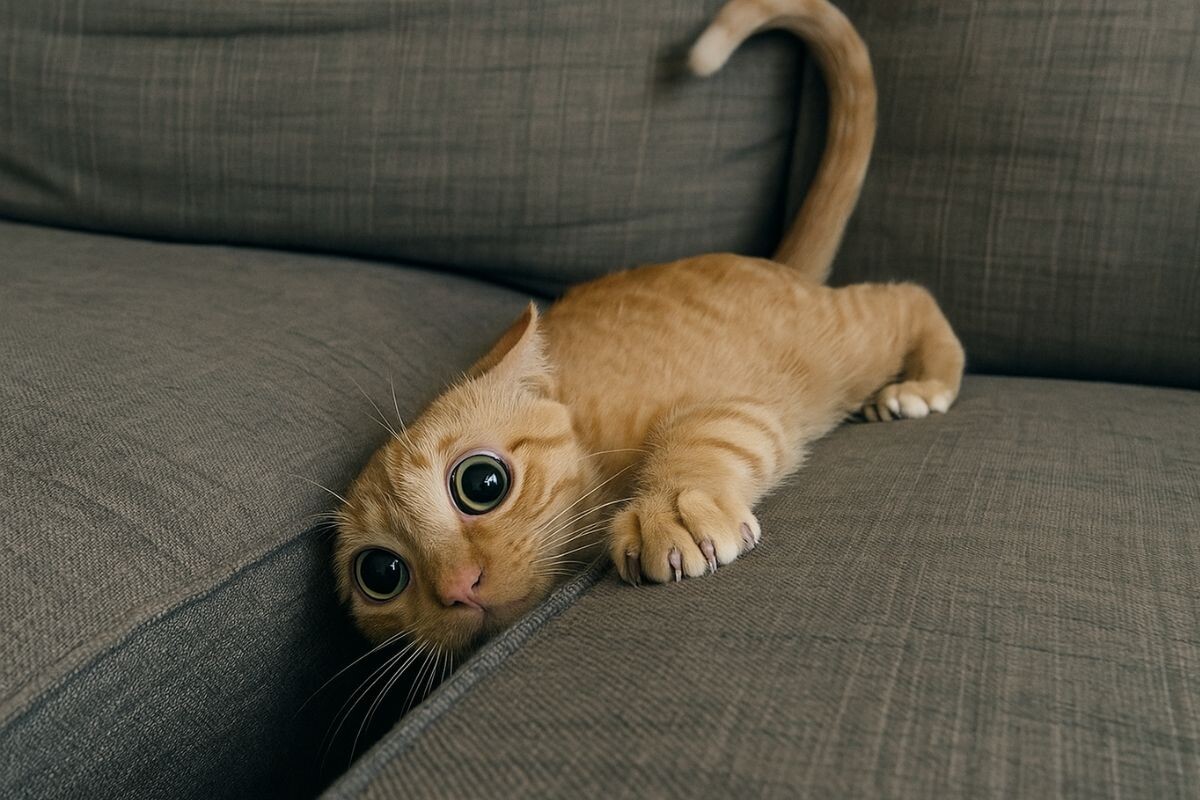 Гиперактивная кошка 