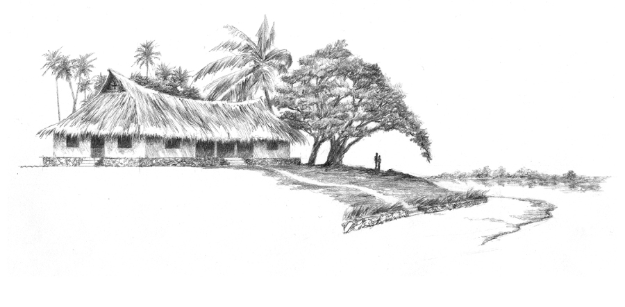 Рисунки кузена автора, их 10, по количеству частей в романе