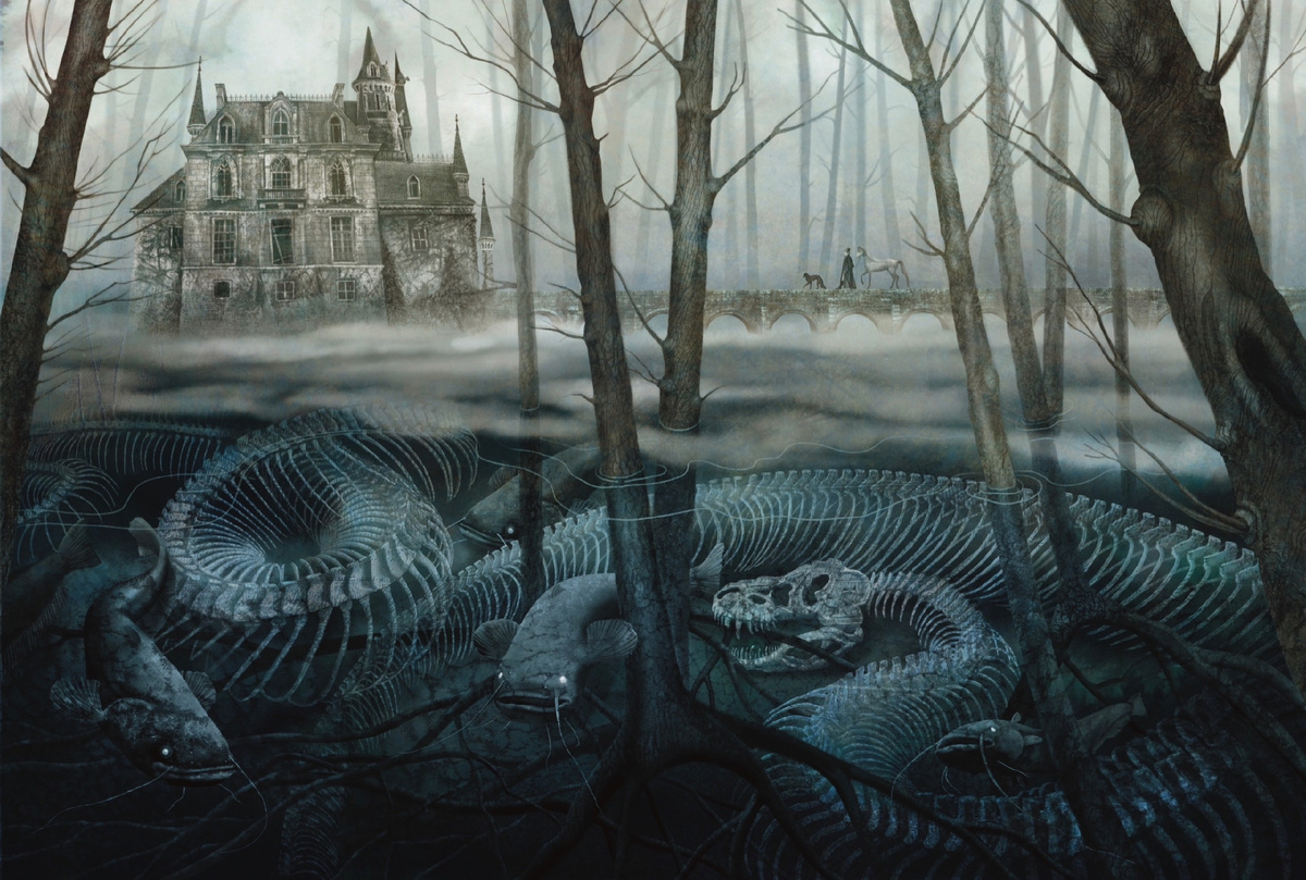 © Анастасия Сикилинда. Илл. к рассказам Эдгара Аллана По «Безумие памяти».