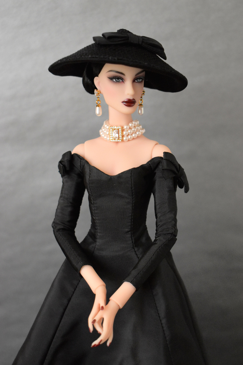 Кукла Jamieshow Muses Black Swan Alexis Garden Party Look 18 ©ksavoie1213