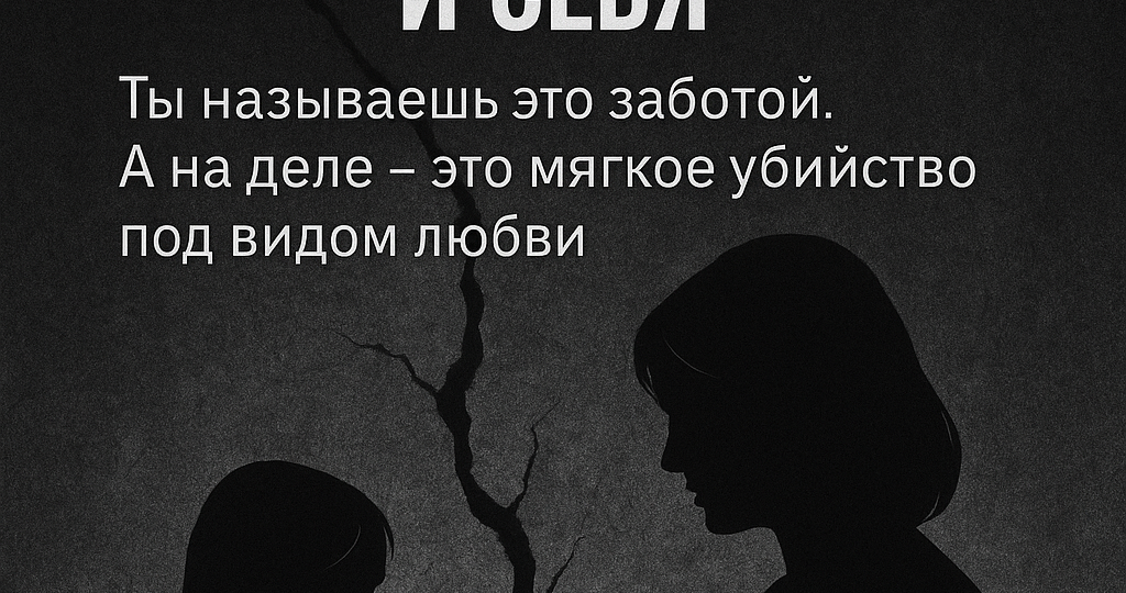 Материнская вина как способ уничтожить ребёнка и себя.