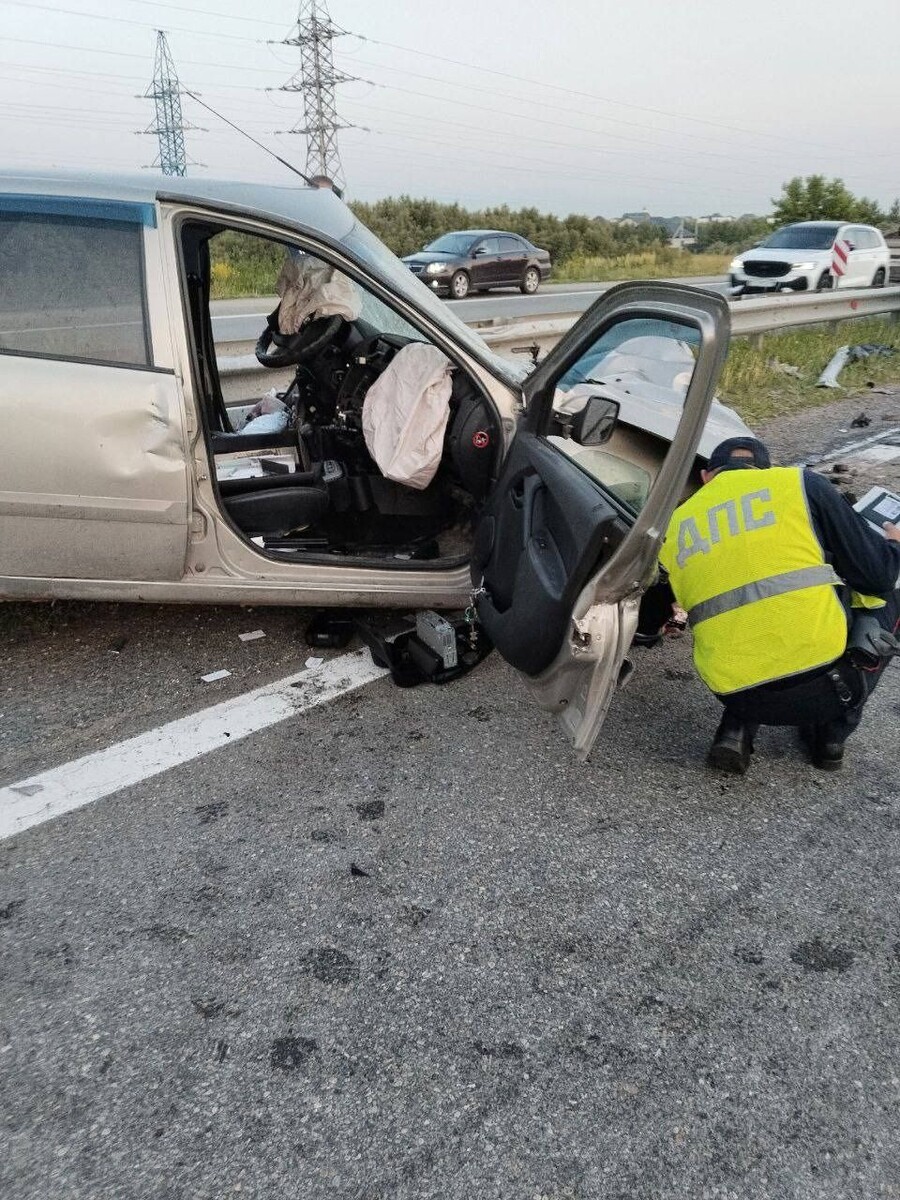    ДТП на трассе под Барнаулом. Источник: "В КУРСЕ 22 | Барнаул"