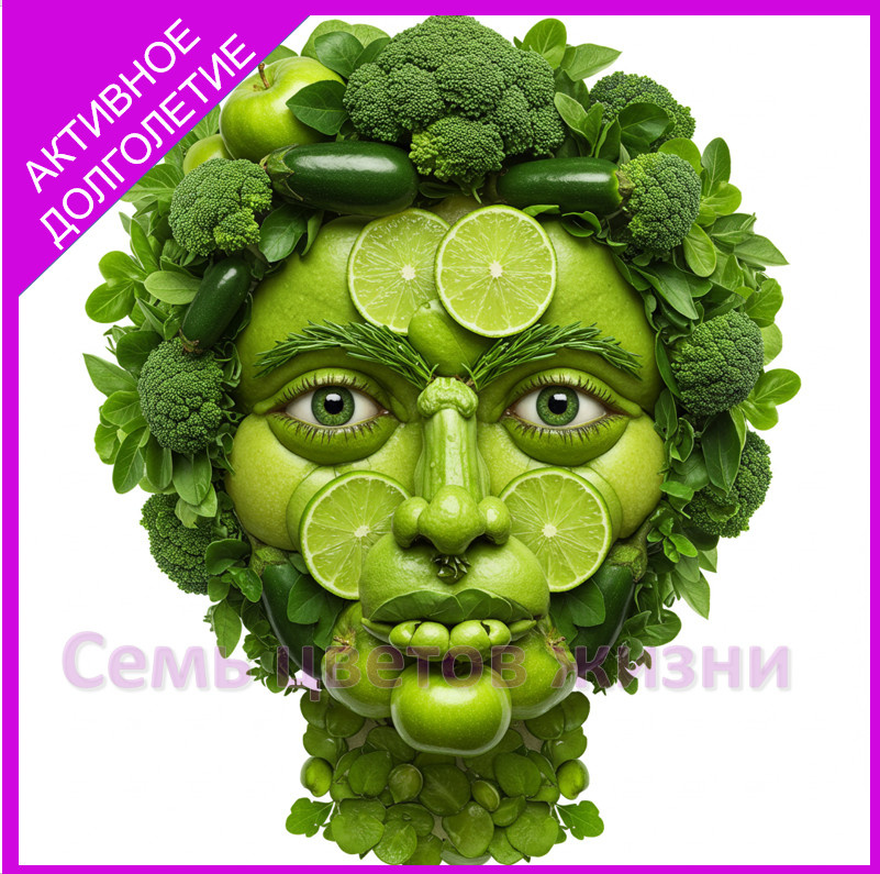 Жизненная сила зелёных продуктов