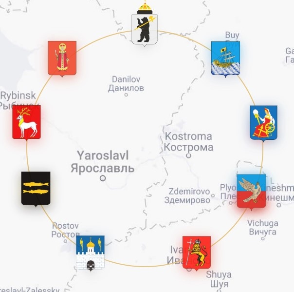 Золотое кольцо России на сегодняшний день Источник https://www.goldenringunion.ru/