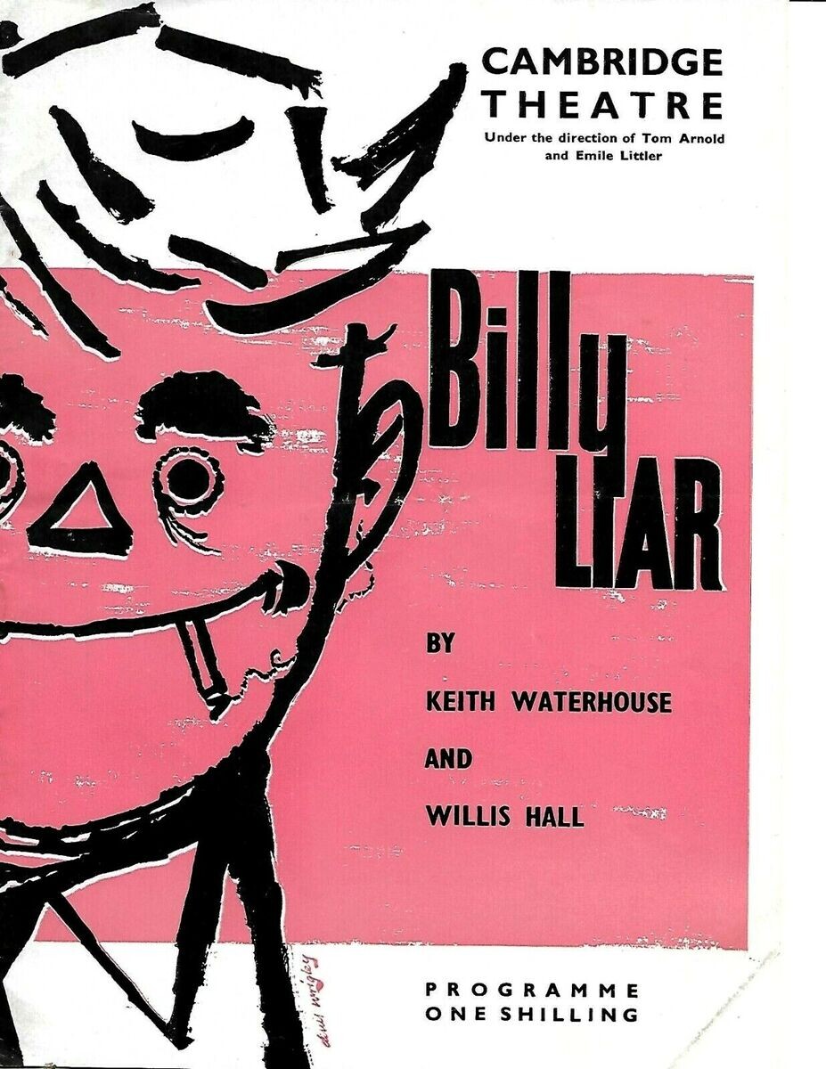 Афиша спектакля "Билли-лжец" (1960)