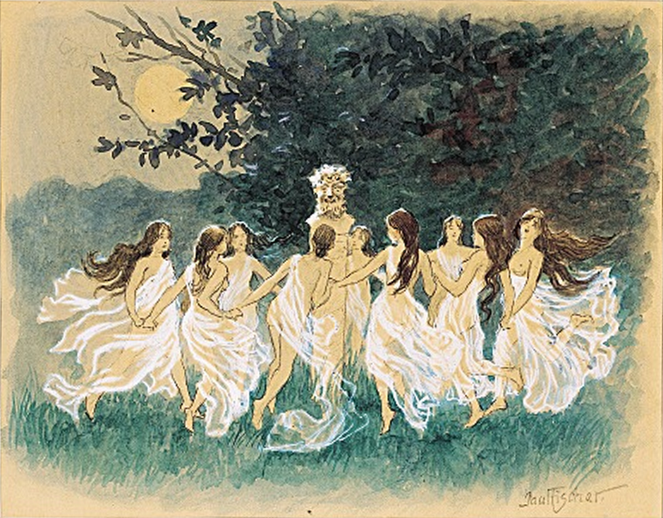 Ведьмин круг (художник Пауль Густав Фишер). Источник - Википедия