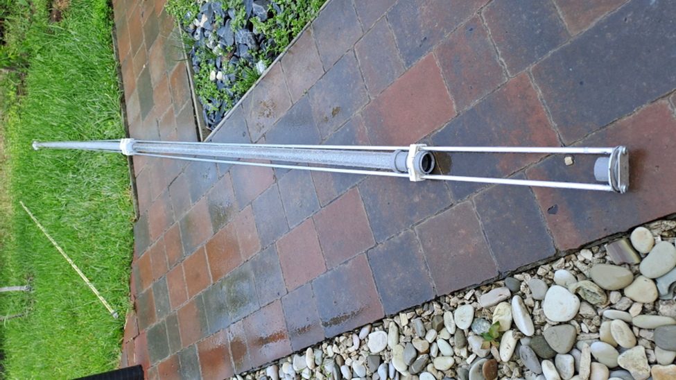 Фото 1.  Пробоотборник в собранном виде с открытым клапаном