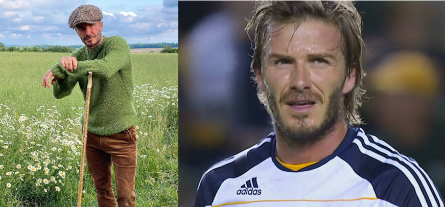 Дэвид Бекхэм, сфотографированный в своем доме в Оксфордшире своей женой Викторией на фоне поля с ромашками, займется редактированием специального выпуска журнала Country Life