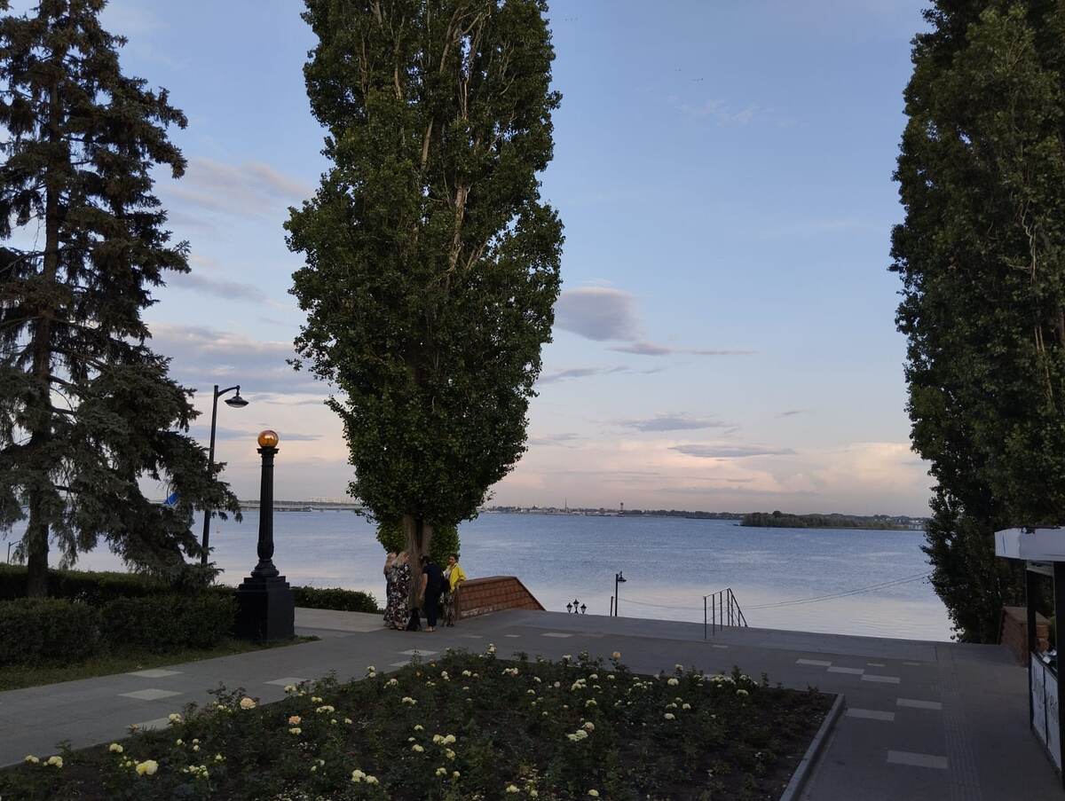 Набережная в Саратове, фото автора