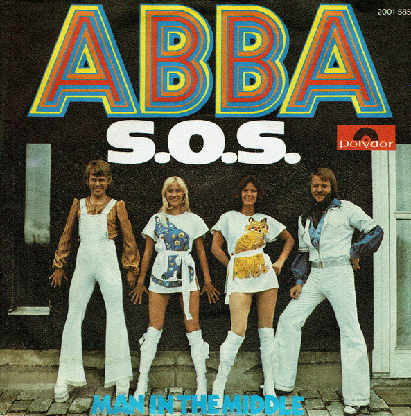 Оригинальная обложка сингла ABBA "SOS"